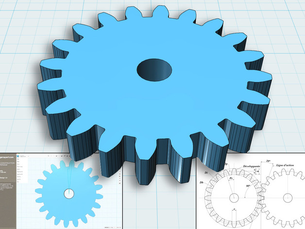 Method for drawing all gears, usable with much software.