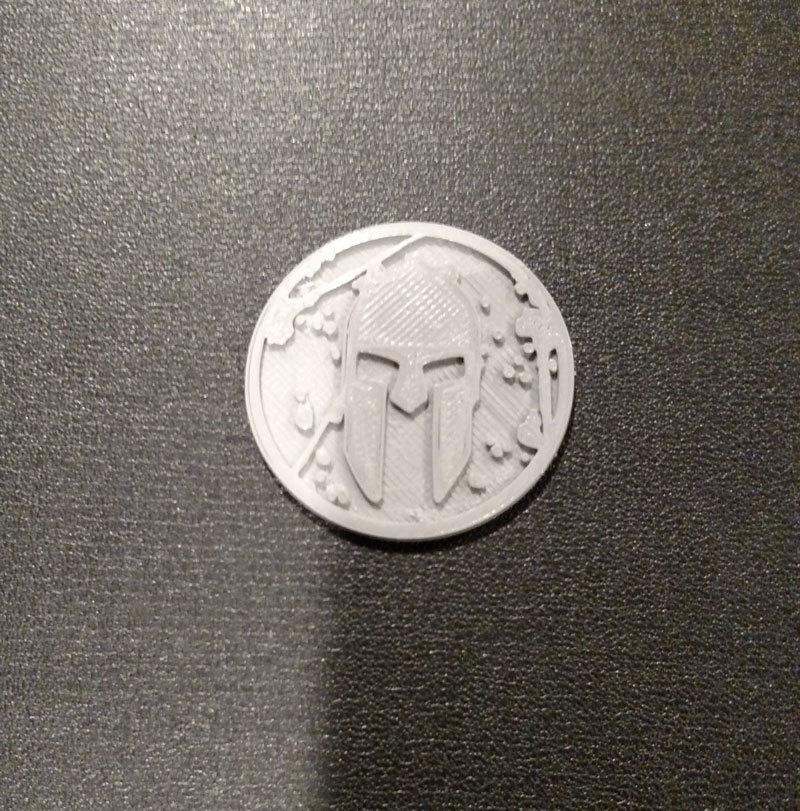 Spartan race coin