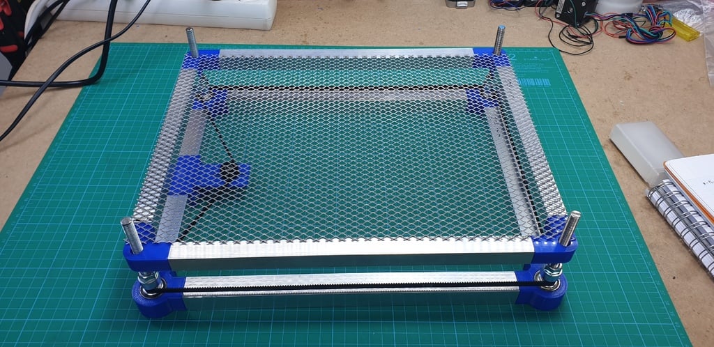 Manual adjustable bed for Co2 Laser (k40)
