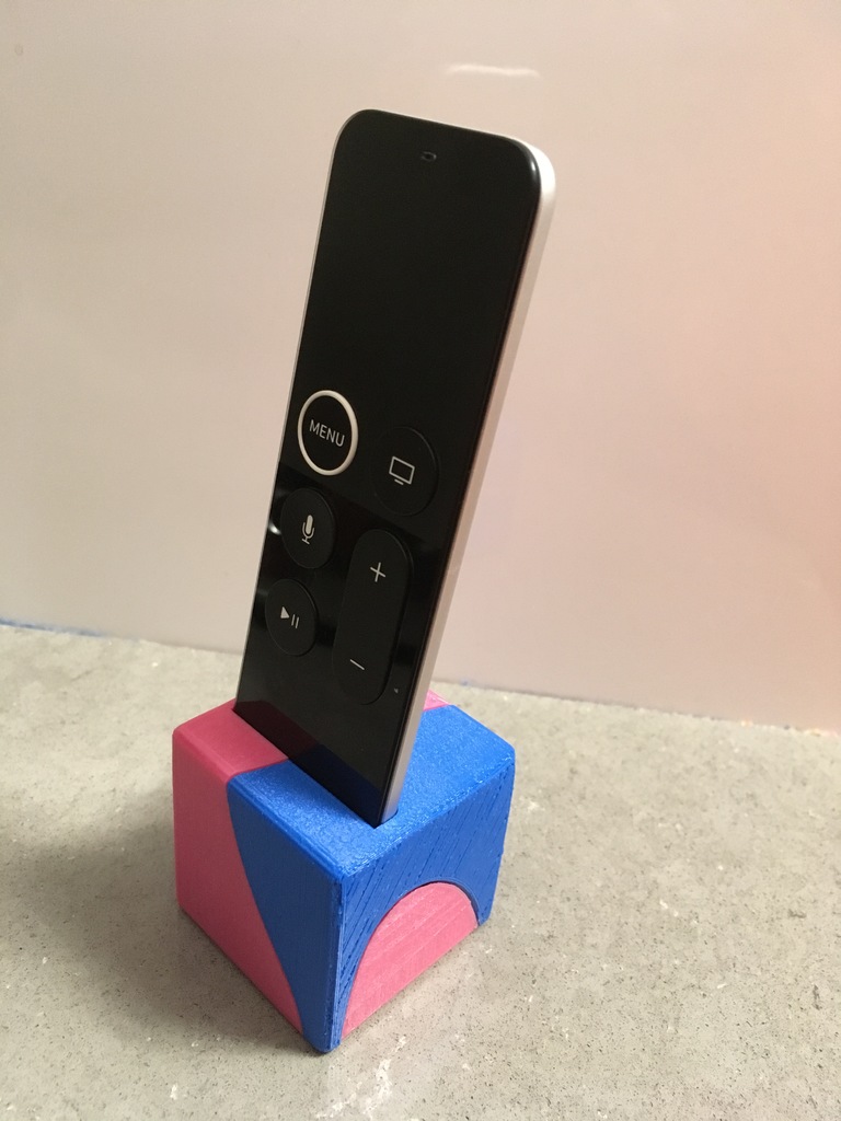 Apple TV puzzle cube stand