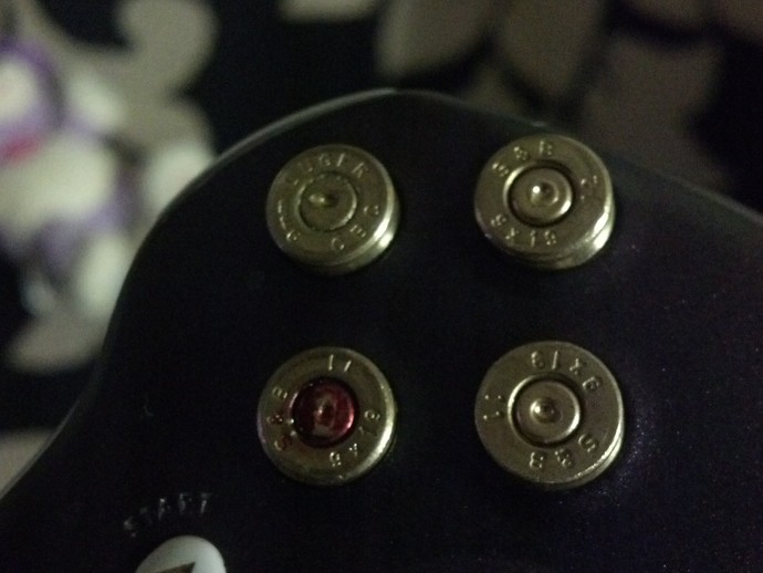 Xbox 360 9mm Bullet Buttons Base Set