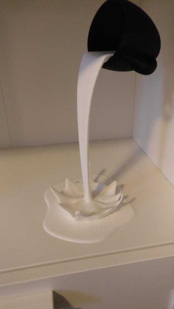 Floating Cup Sculpture Puddle Base
