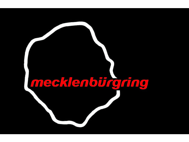 Mecklenburgring 485 race track badge "Nürburgring"