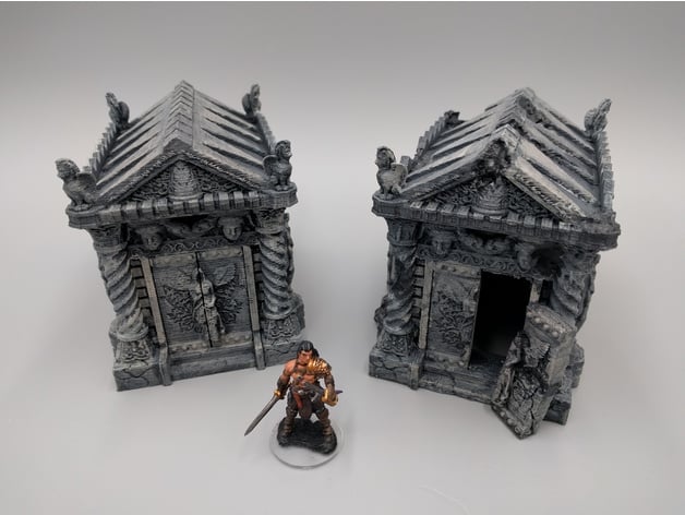 Image of Tomb (Ruined and Intact) - 28mm gaming