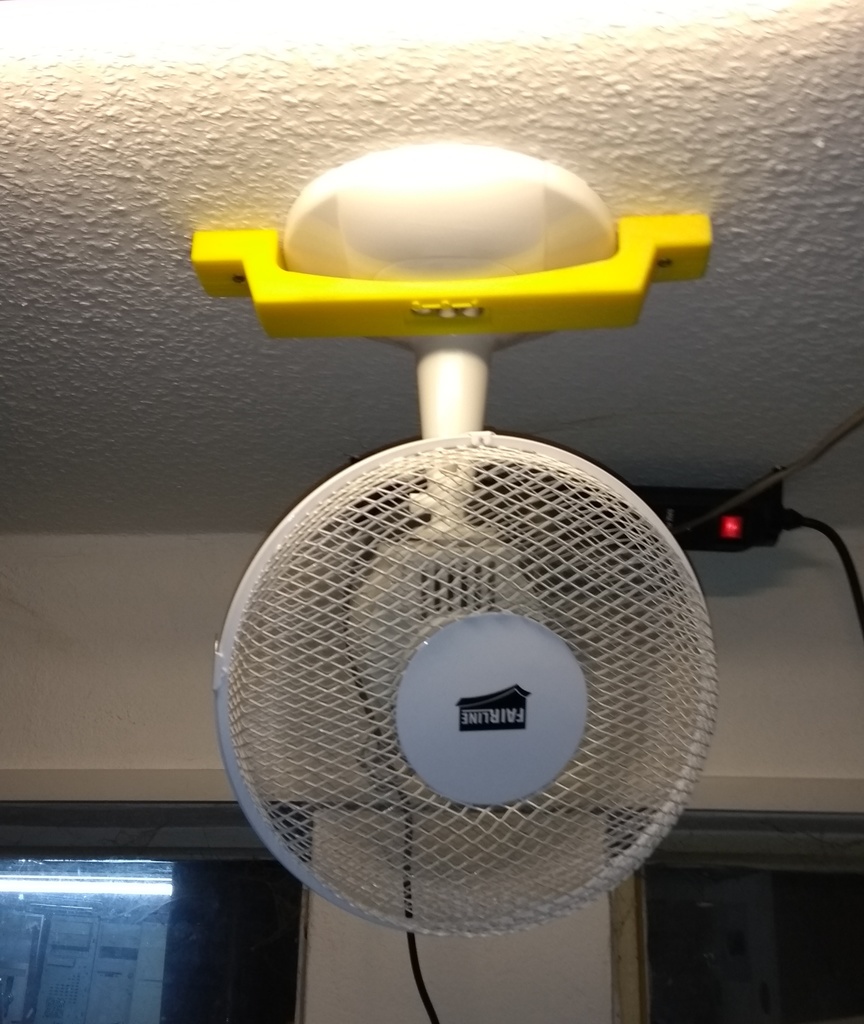 große Ventilatorbefestigung - Large fan attachment