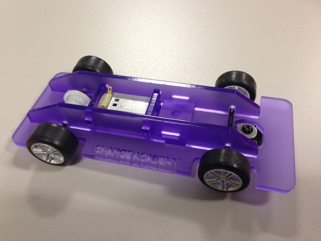 laser cut chassis for scalextric car