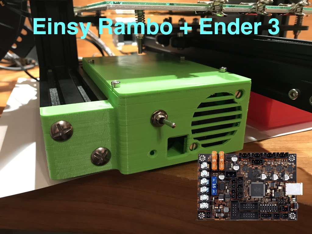 Box for the Einsy Rambo for the Ender 3