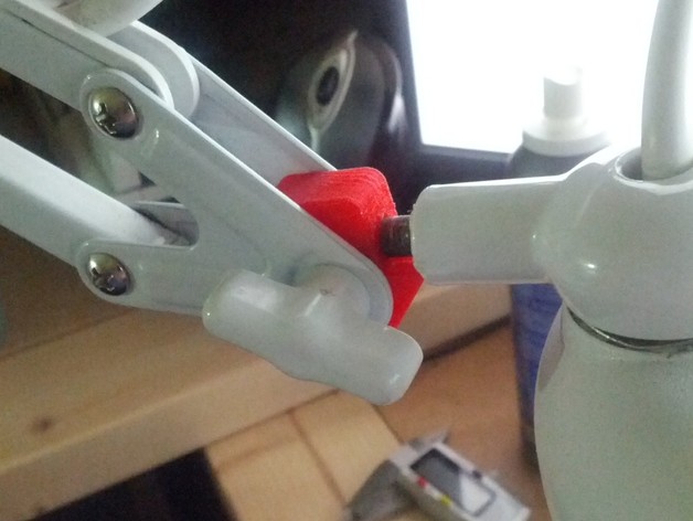 Magnifying Lamp Broken Clamp Replacement By Makealot Thingiverse
