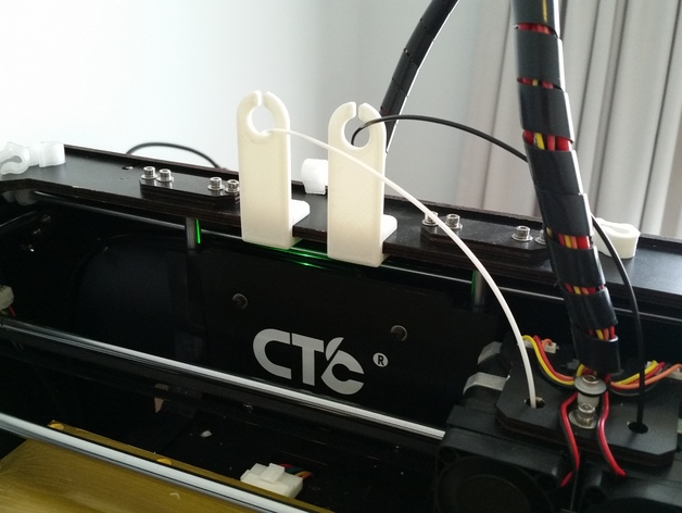 CTC clip-on, slot-in filament guide