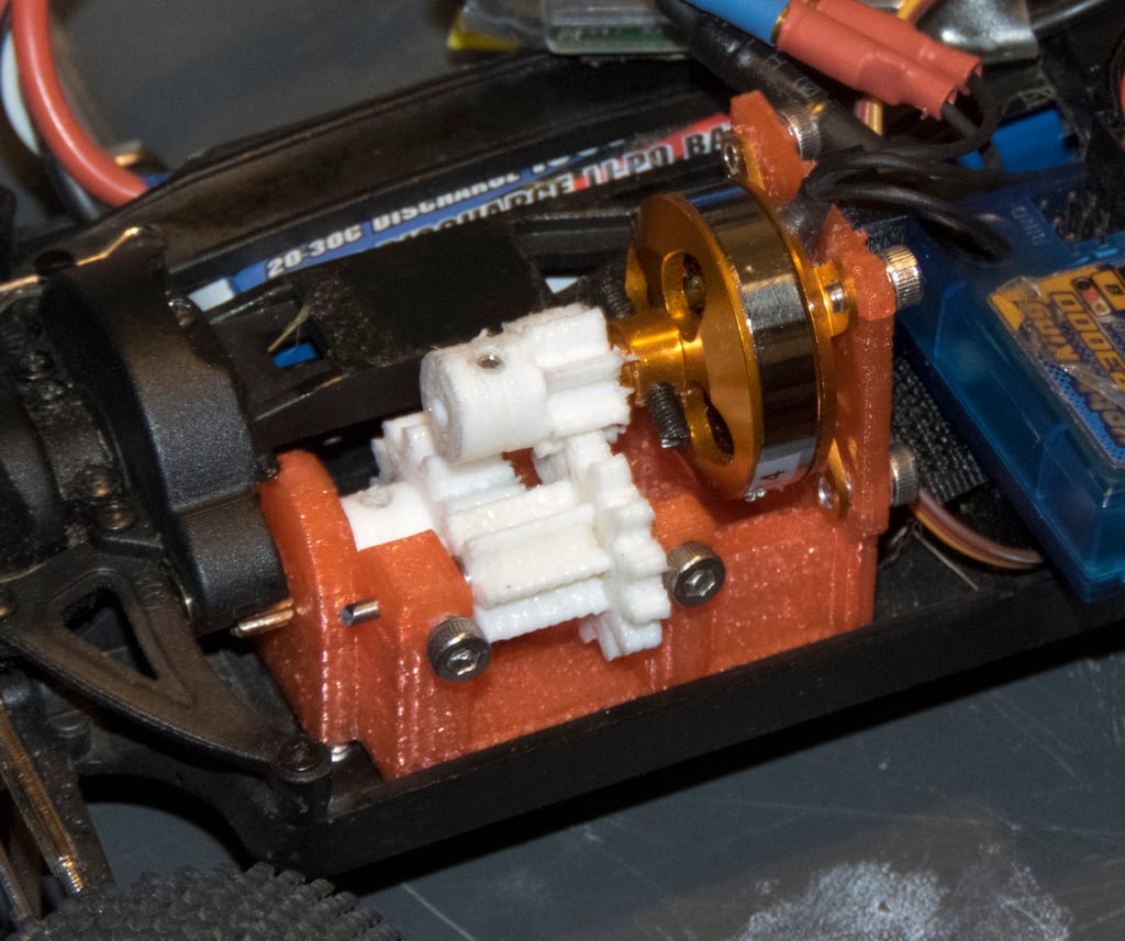 Crawler gearbox for Turnigy 1/18 4WD Mini Stadium Truck
