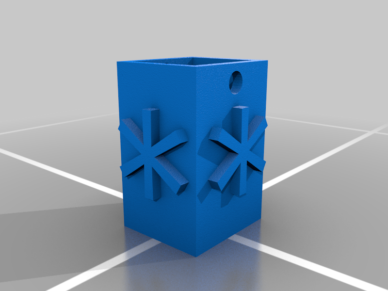 Snowflake Box ornament