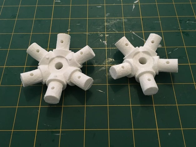 60 sided geodesic connectors