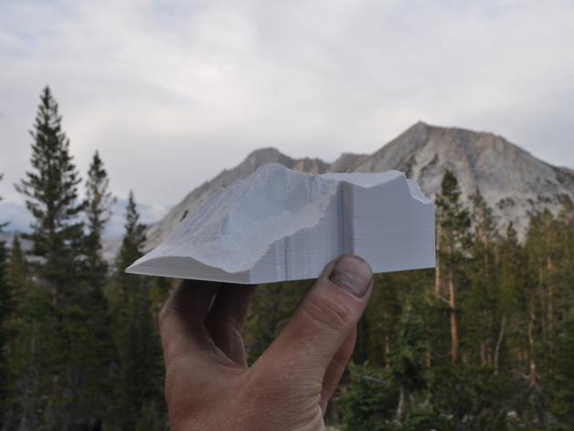 Mt Conness (Yosemite) 3d model