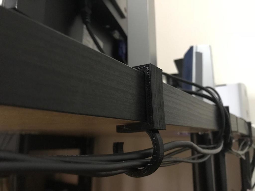 cable hook for desk 34-35 mm (ikea Linnmon)