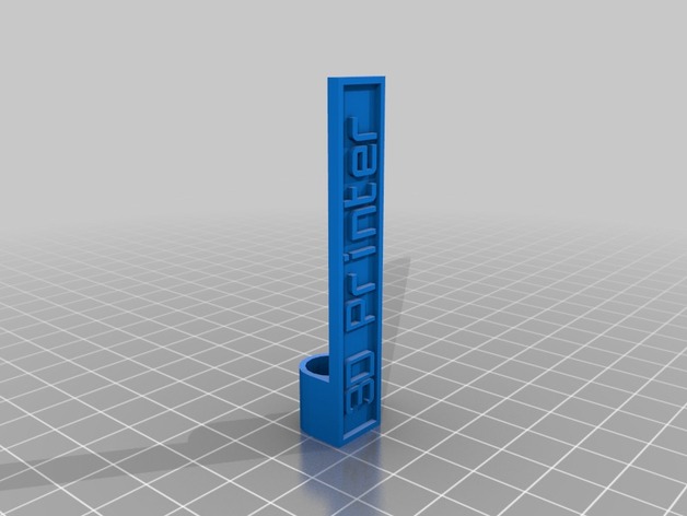 3D Printer Cable Label