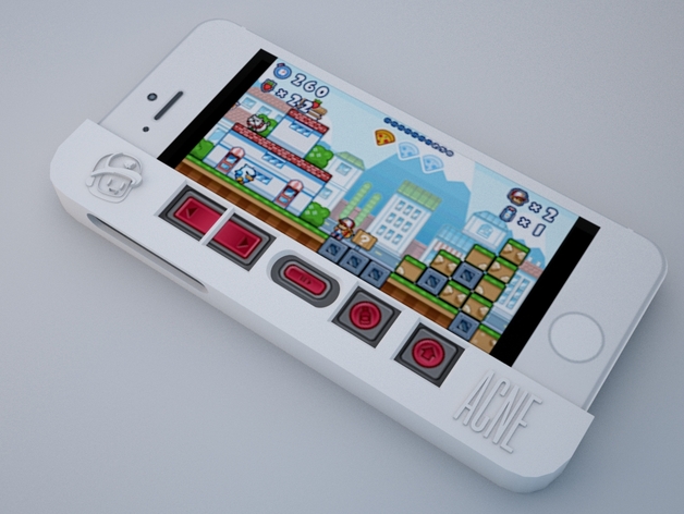 PizzaBoy Gamepad Case for iPhone 5 (v1.1)