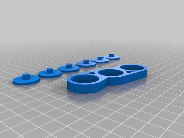 offset spinner with caps
