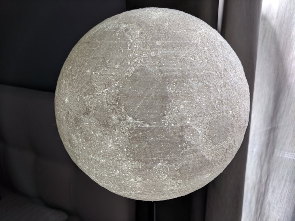 9-inch Moon Lamp for Small IKEA HEMMA Table Lamp