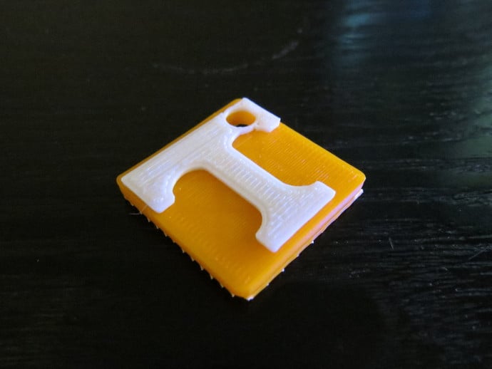 Dual Extrusion! University of Tennessee Keychain