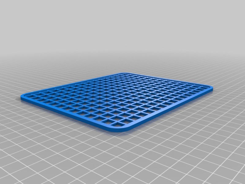 My Customized Parametric Footplate - Square Grid Pattern