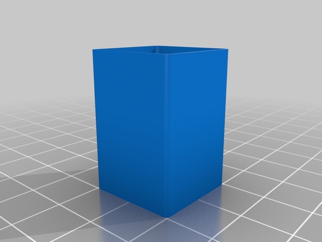 Tall Thin Wall Calibration Cube
