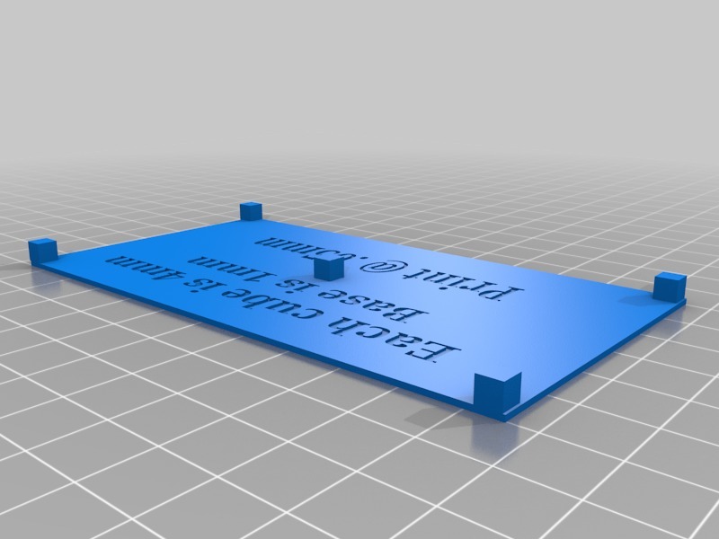Anycubic Photon Calibration Plate