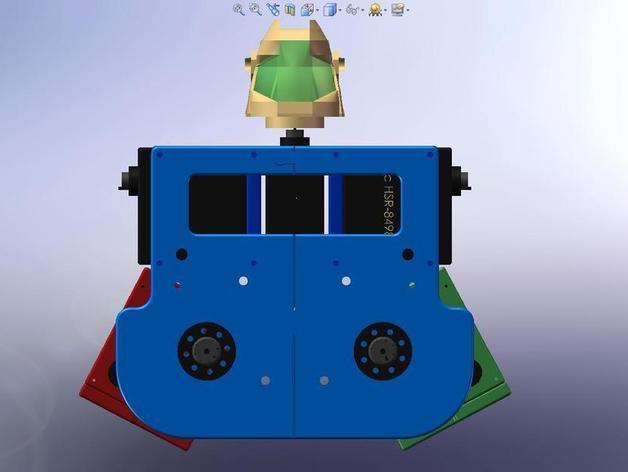 SwivelHips Kit for the HiTecRCD RoboNova-1 BiPedal Robot