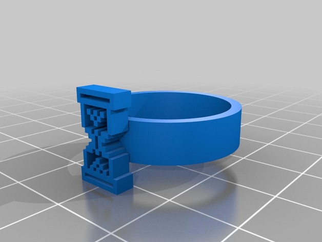 My Customized pixel art ring (Design your own!)