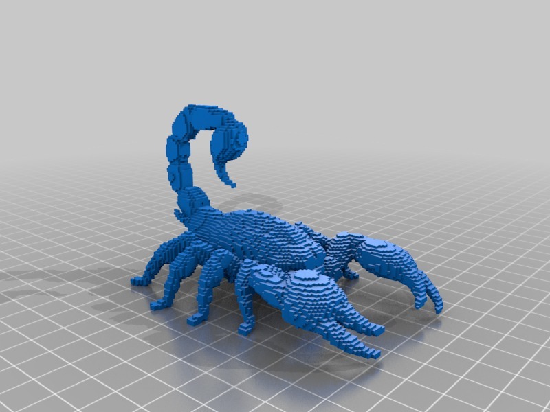 Voxel Scorpion