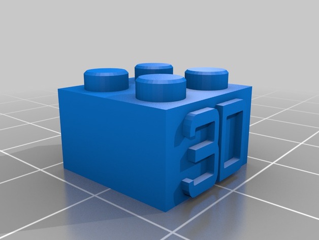 Lego Block with 3D