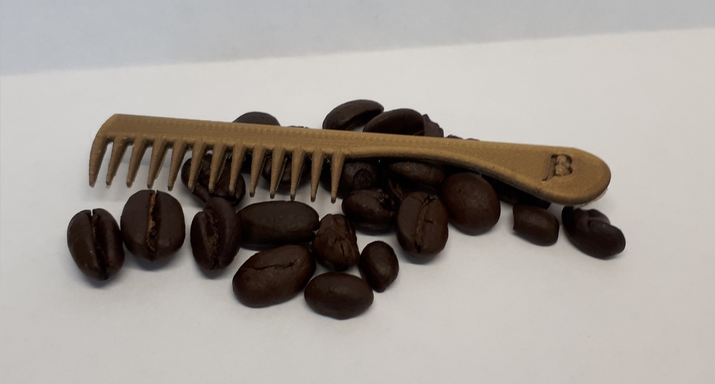 Beard and moustache comb