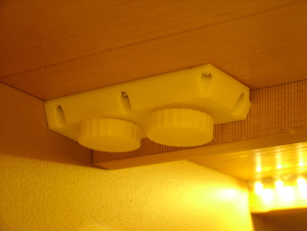 LED undercabinet dimmer cover/ knobs