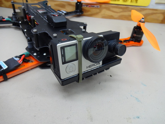Camera mount for Flip FPV Pro with 15 Degree Angle