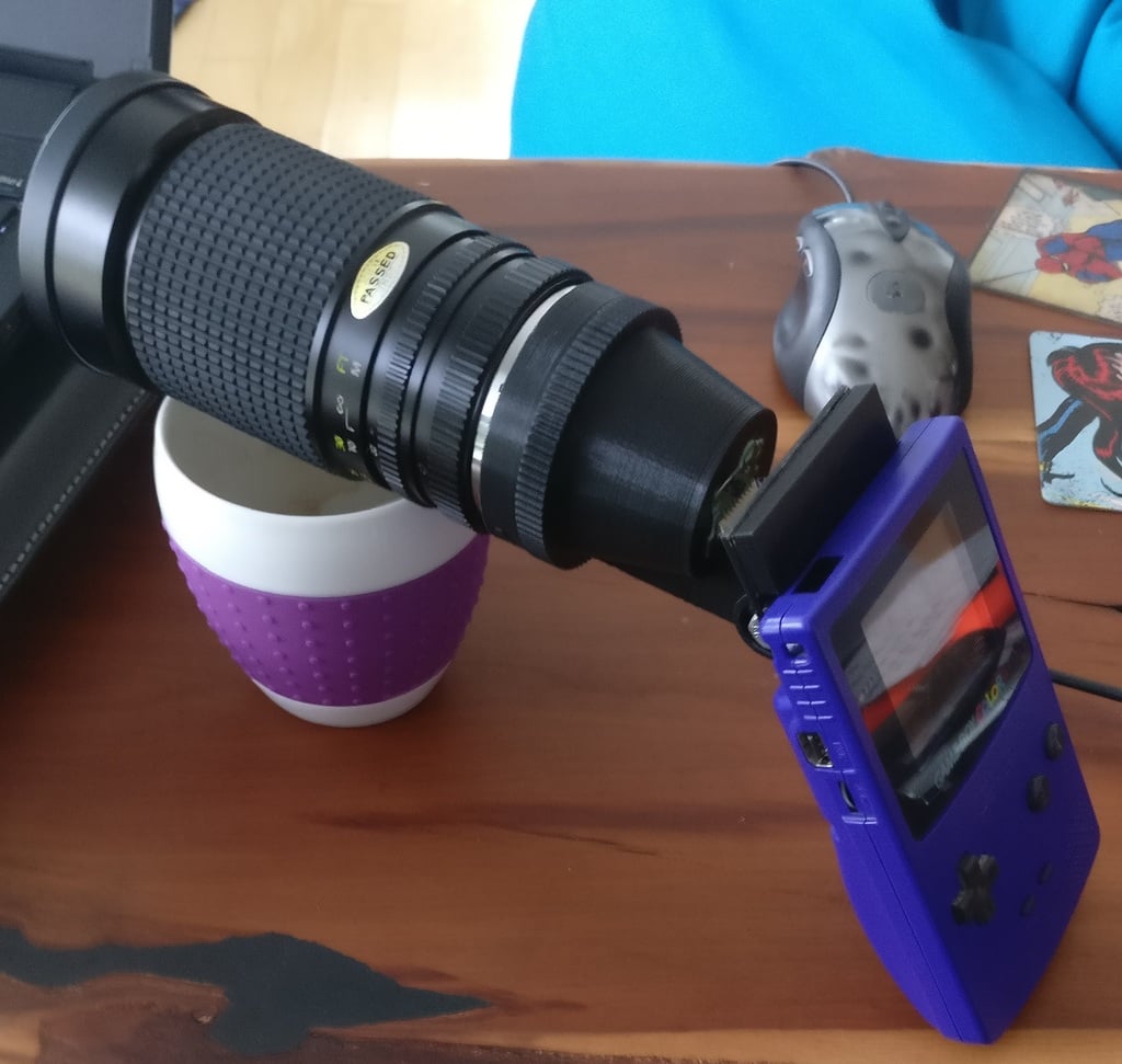 Gameboy Camera Lens Adapter Pentax-K / Canon EF