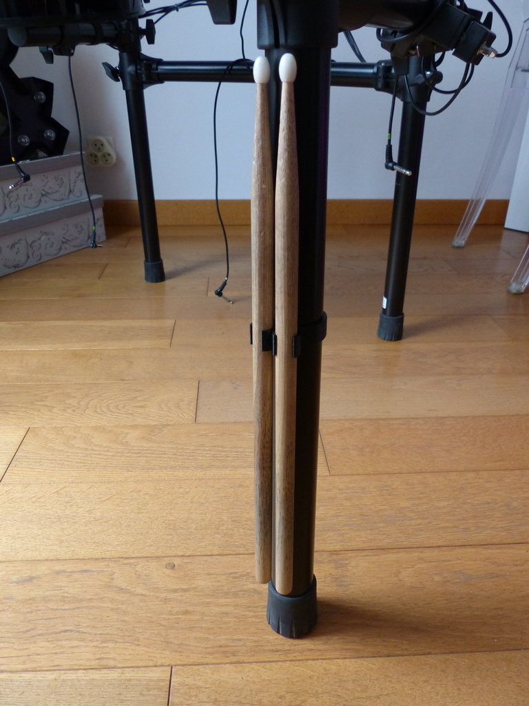 Drumstick holder / porte baguettes Roland rack