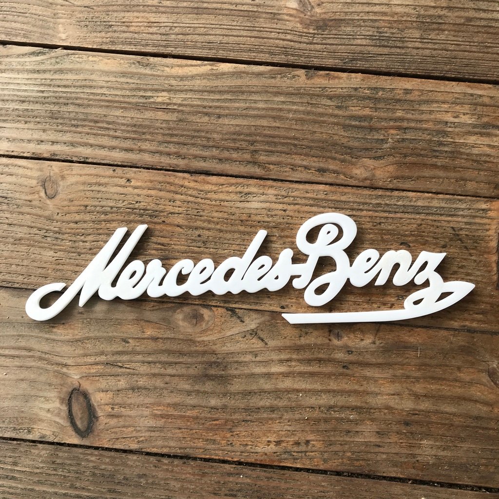 Mercedes Benz Logo / Carl Benz signature
