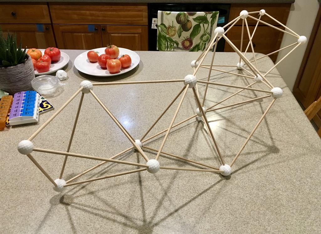 Tetrahedral Truss Hubs