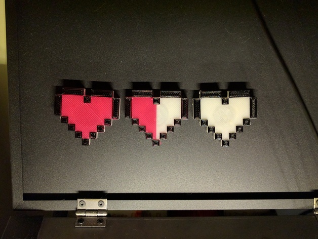The Legend of Zelda Heart Container magnets