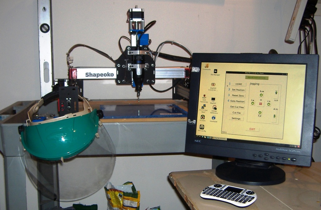Shapeoko 2 Raspberry Pi B+ Workstation