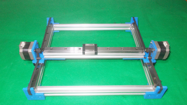 038-Homemade Laser Robotic Drawing Plotter Draw Mill 3D Printer Arduino DIY X Y Axis Slide Linear Frame