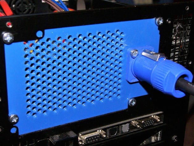 ATX PSU backplate for Neutrik powerCON