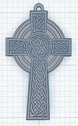 A Celtic Cross Pendant or Keychain