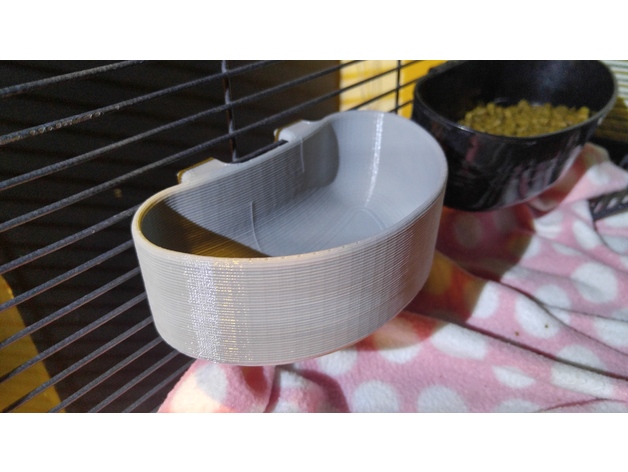 Hanging Small Pet Water and Food Bowl