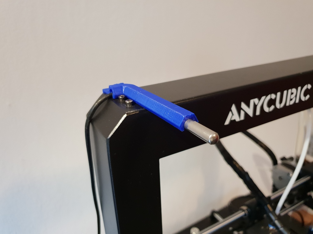 Holder clip for a DS18B20 digital temperature sensor on an Anycubic I3 Mega