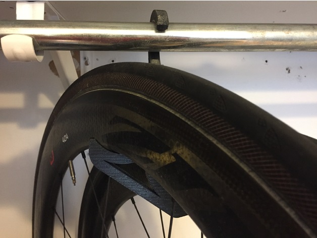 Bike wheels support (flat and 90°)