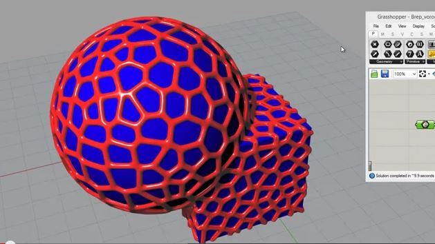 Voronoi Mesh over ANY surface.