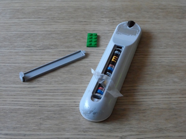 cover for battery compartment, TV remote control