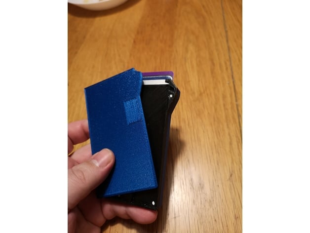 Smart Wallet Slidinglocking No Text 3D Printed Wallet V2