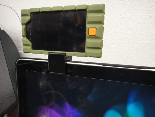 Iphone monitor clip