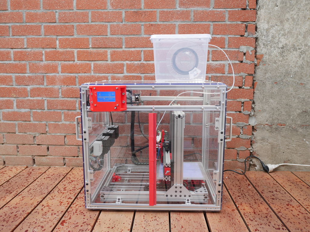 Heated polycarbonate 3d printer enclosure